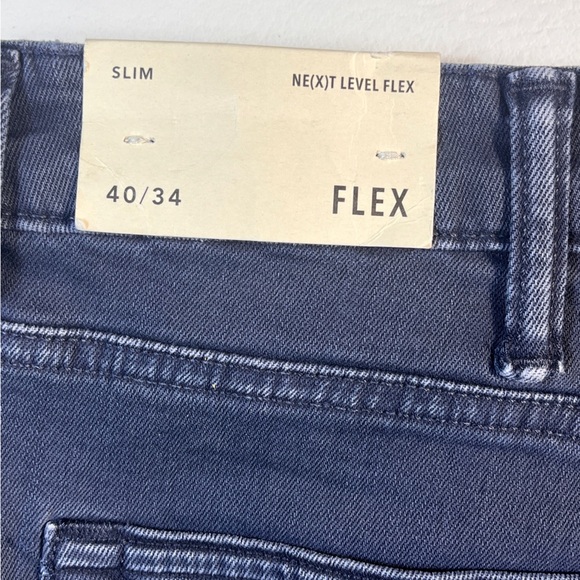 American Eagle Next Level Flex Men's Slim Blue Denim Jeans 40/34 NWT - Picture 9 of 13